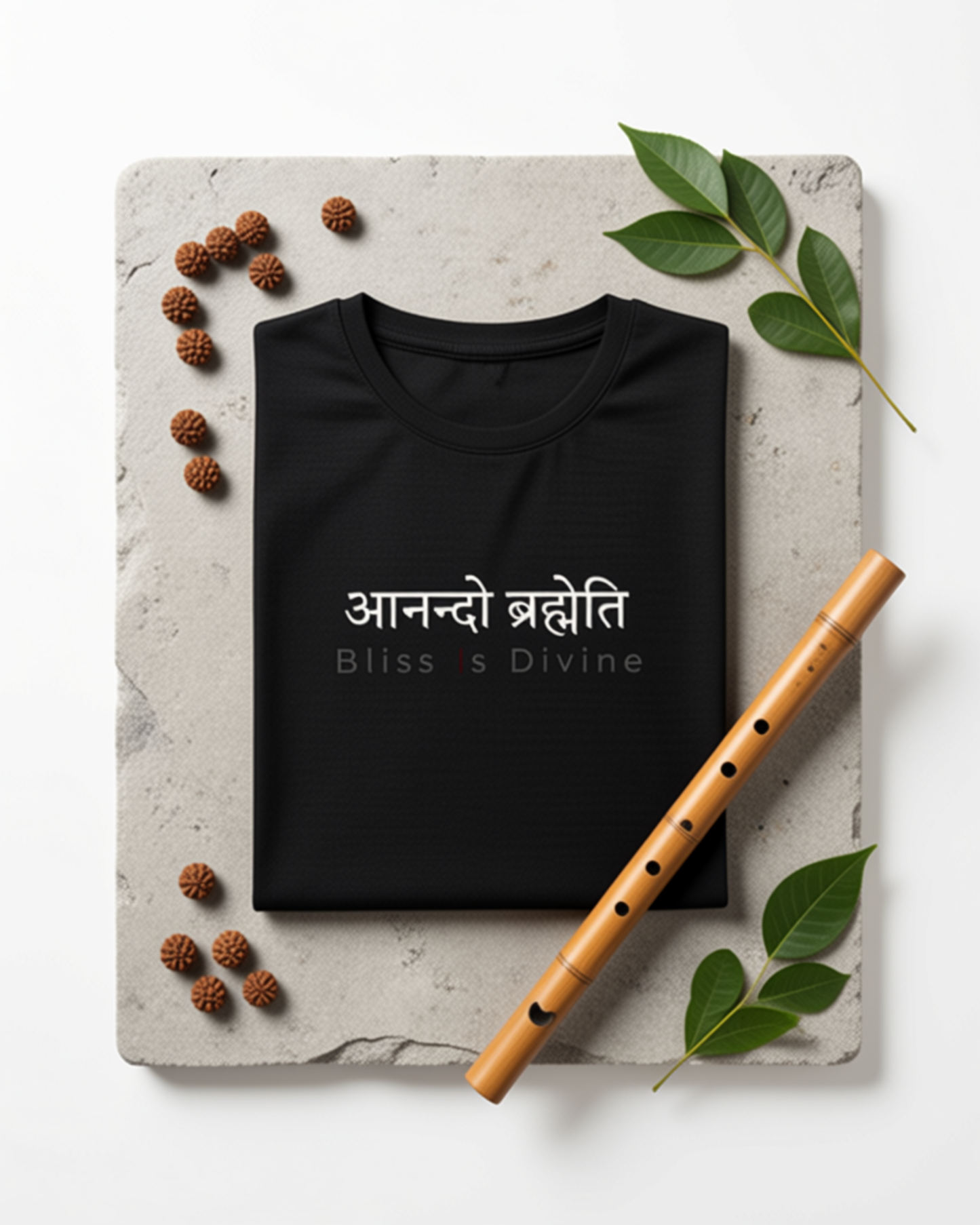 Aananndo Brahmeti | Bliss is divine Sanskrit Quote Cotton Unisex Sleeveless T-Shirt