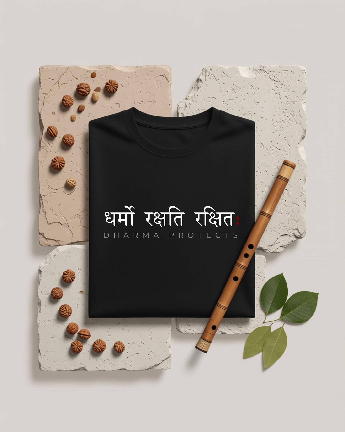 Dharmo Rakshati Rakshitah | Dharma protects Sanskrit Quote Cotton Unisex T-Shirt