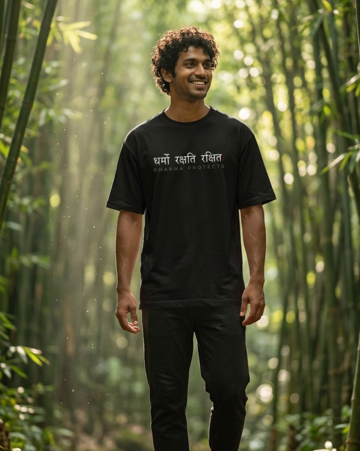 Dharmo Rakshati Rakshitah | Dharma protects Sanskrit Quote Cotton Unisex T-Shirt