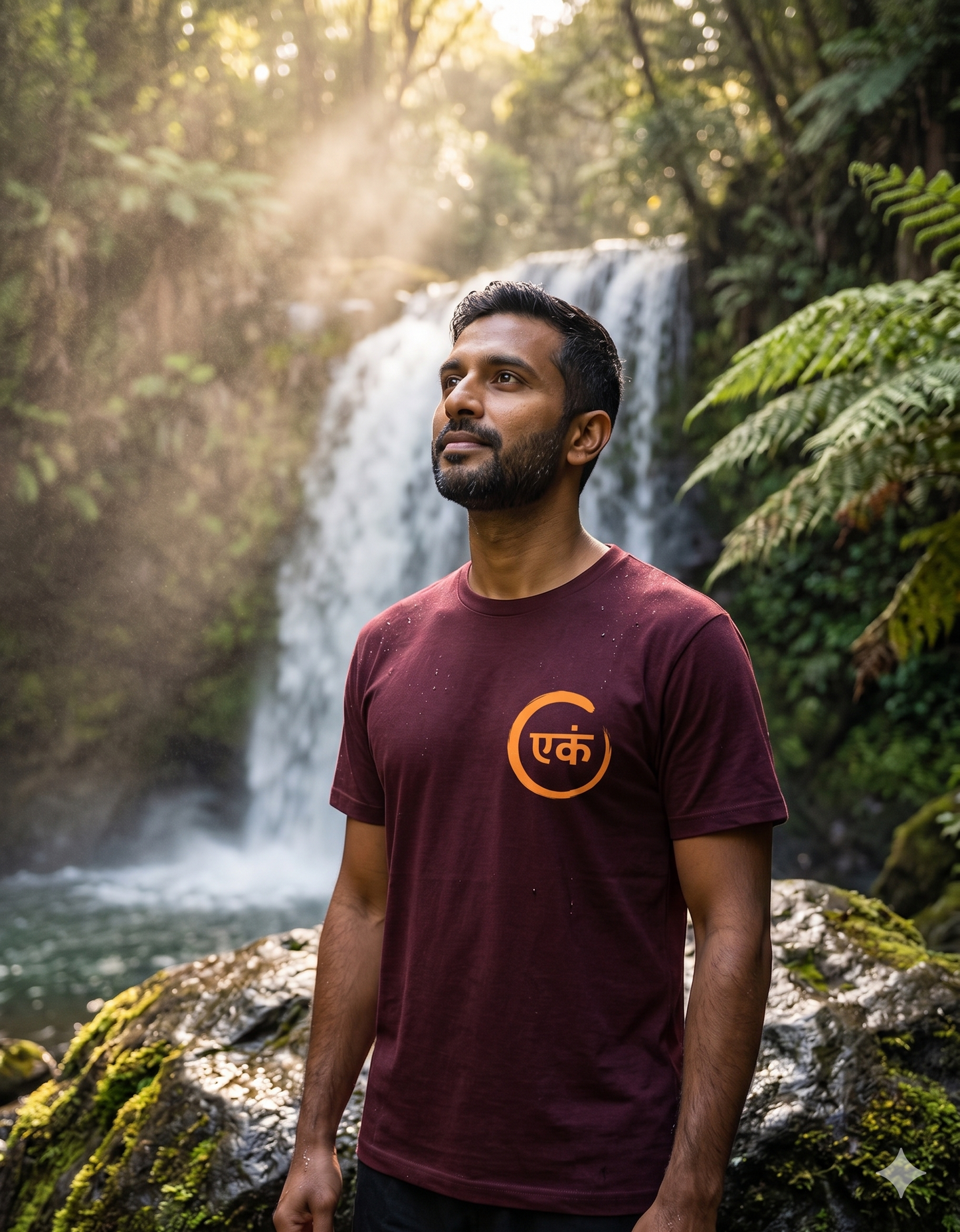"Ekam Sat" Minimalist Spiritual T-Shirt 160 gsm