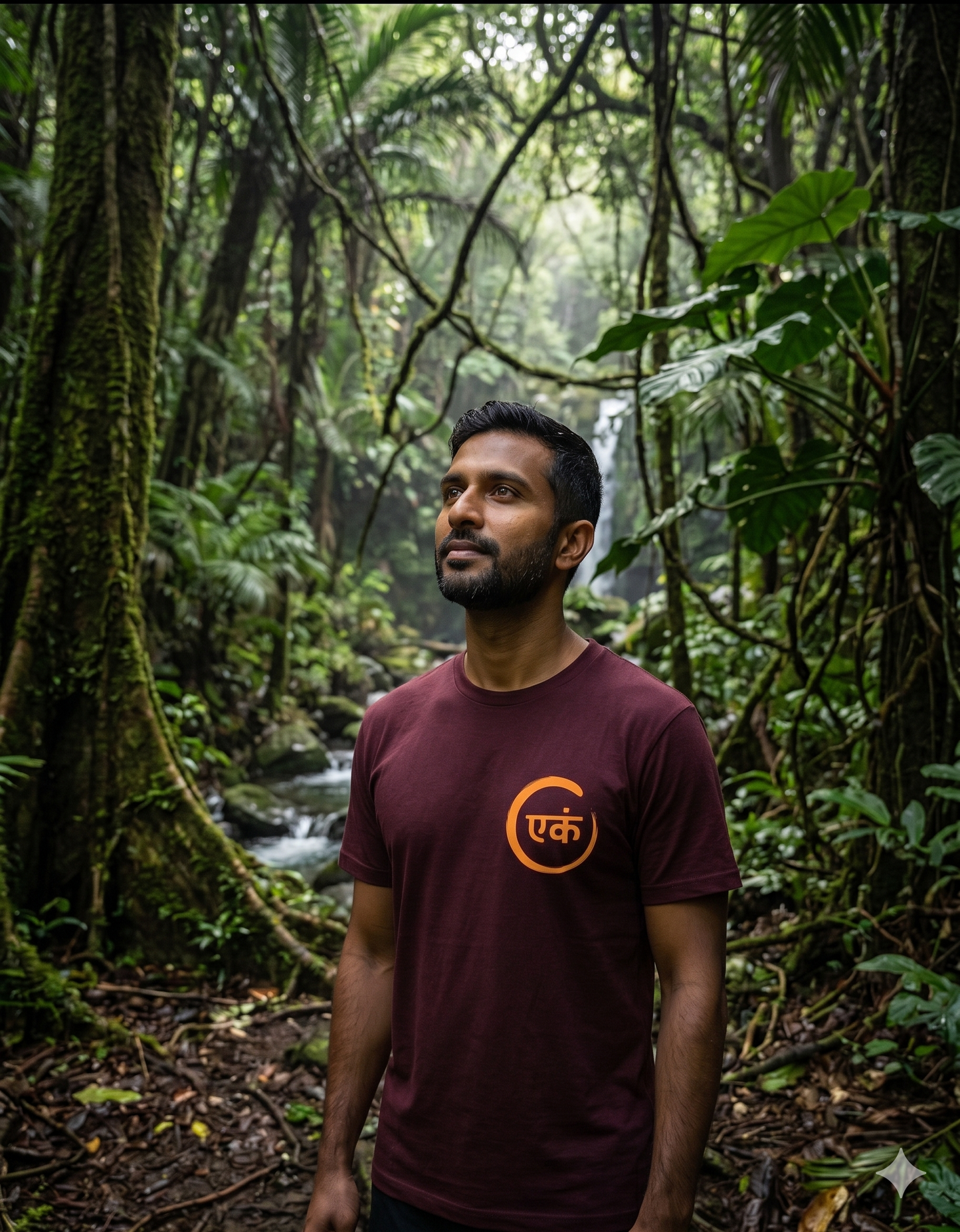"Ekam Sat" Minimalist Spiritual T-Shirt 160 gsm
